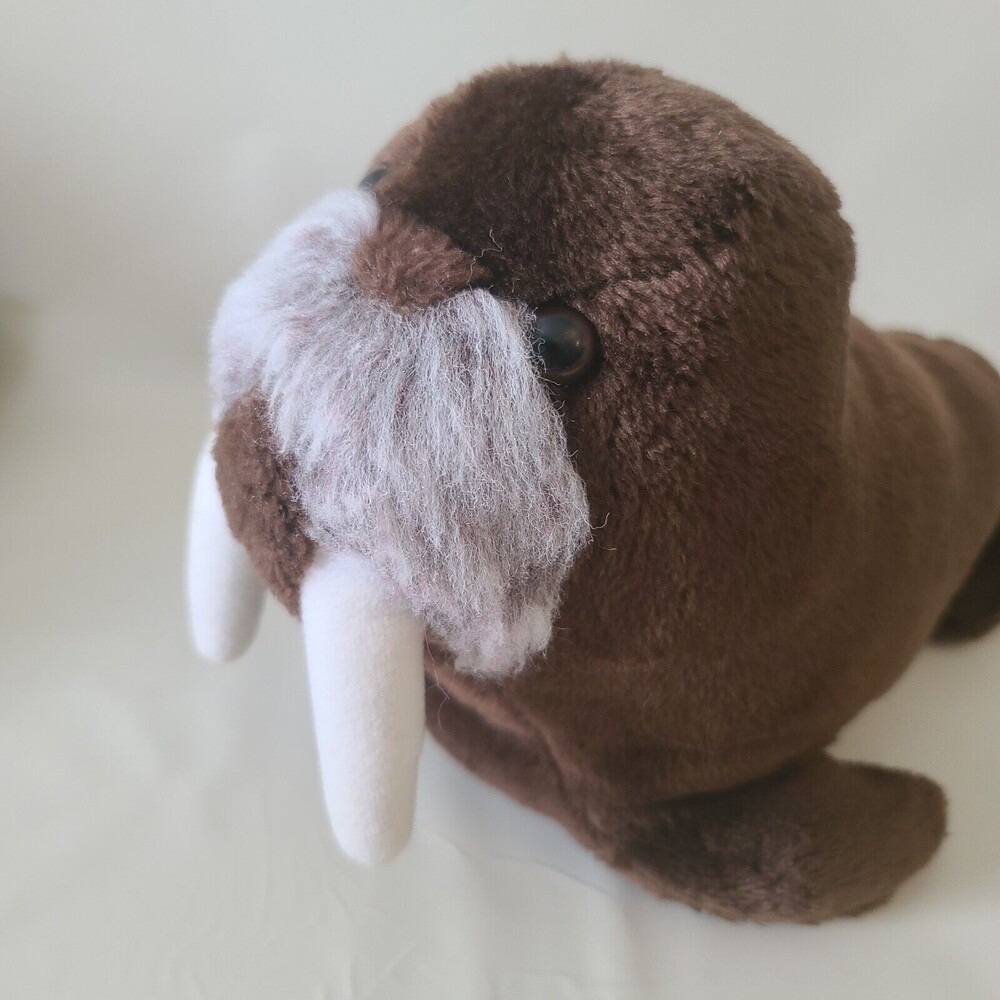 R Dakin 1974 Walrus Plush Stuffed Animal Weighted